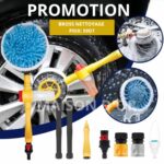 Kit de Nettoyage de Voiture avec vadrouille rotative 360 °