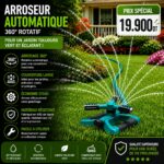Arroseur automatique à rotation 360°