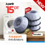 Lot De 4 Pièces Support Anti Vibration Machine à Laver